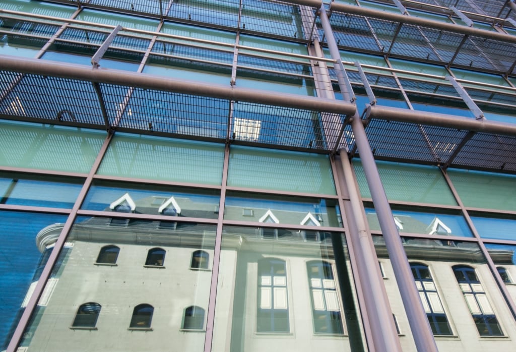 An office building in town, St. Helier, Jersey, Channel Islands