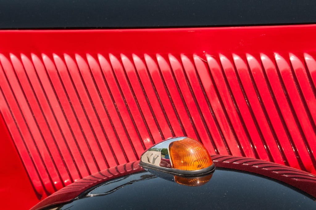 Car abstract at Jersey Festival of Motoring in the Avenue Car Park at West Park, St. Helier, Jersey, Channel Islands