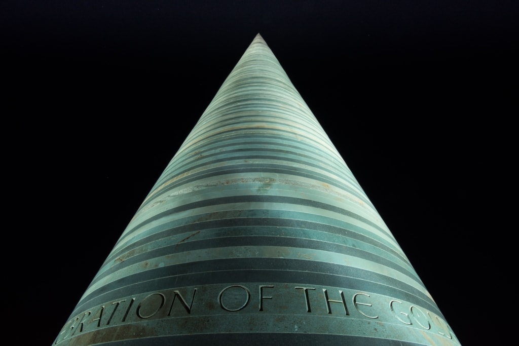 The Golden Jubilee Needle on Albert Pier, St. Helier Harbour, St. Helier, Jersey, Channel Islands