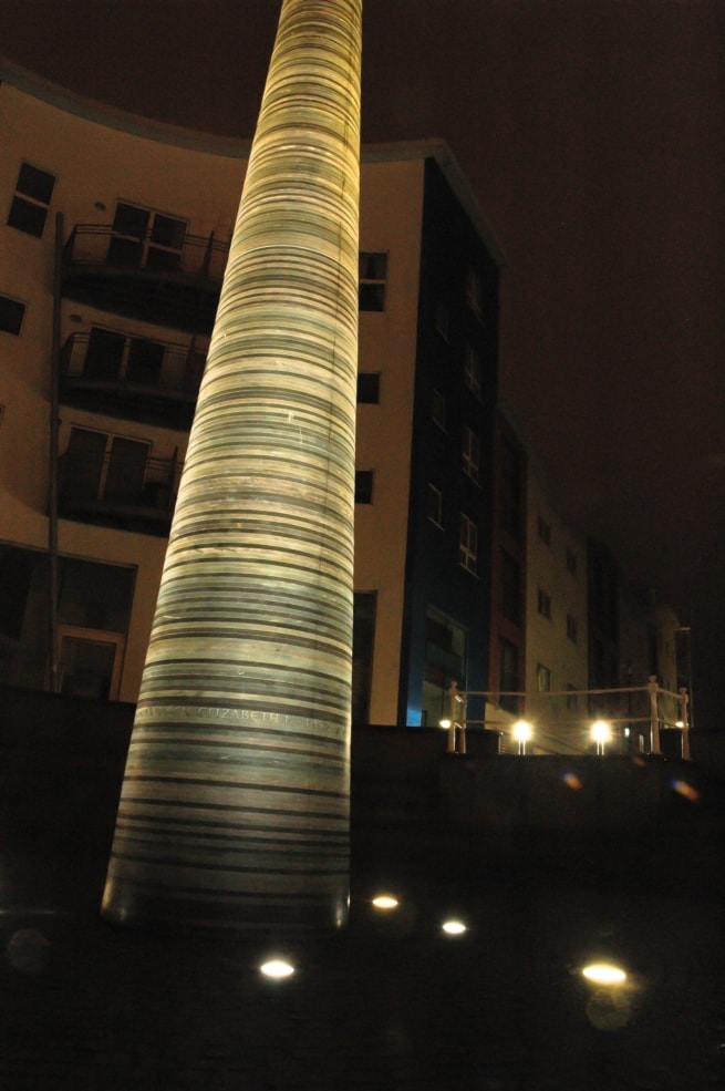 The Golden Jubilee Needle on Albert Pier, St. Helier Harbour, St. Helier, Jersey, Channel Islands